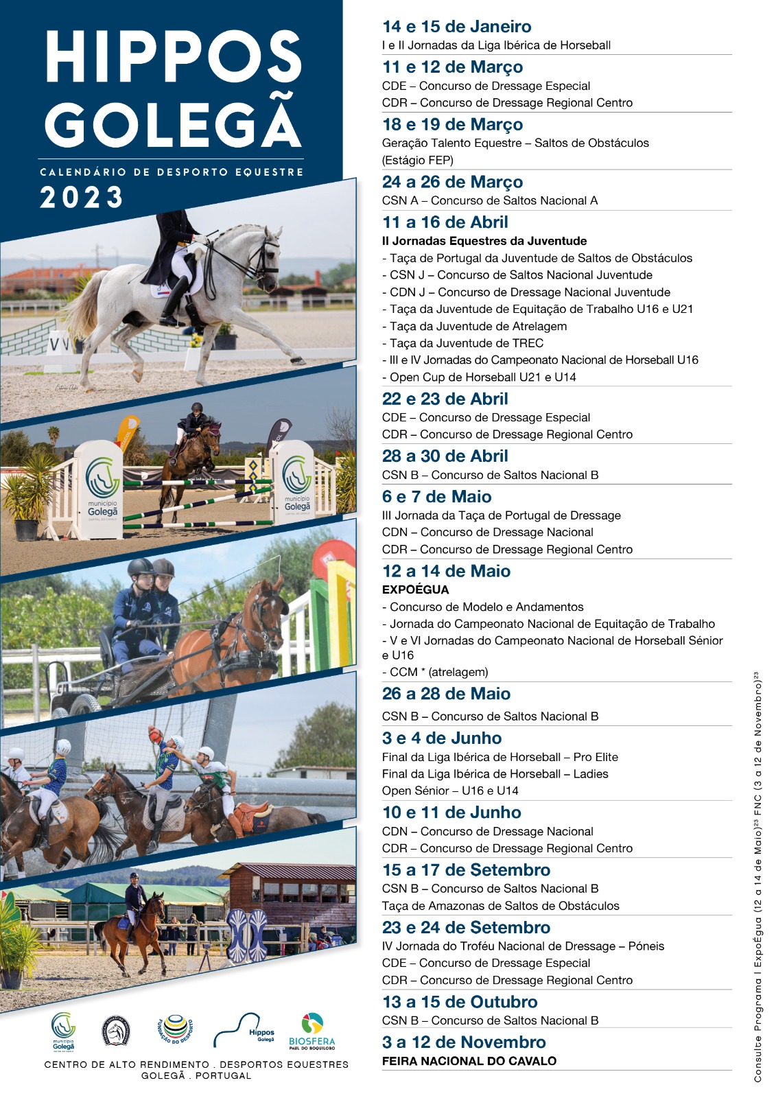 Calendário Desporto Equestre